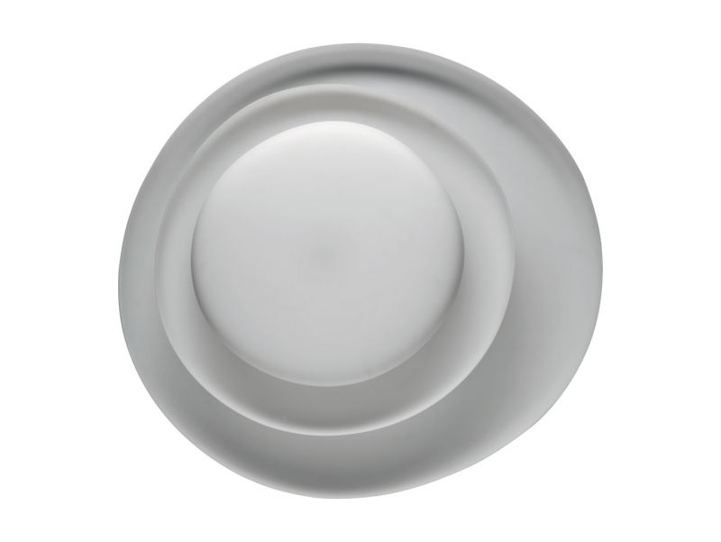 Weiße Foscarini Bahia LED Wandleuchte, modernes Design mit sanften Lichteffekten für Innenräume.